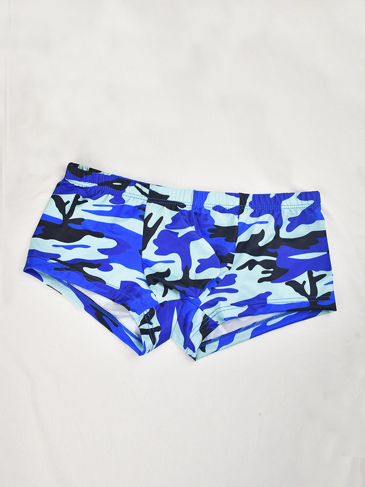 4-pack Men's Low-rise U-pouch Camouflage Boxer Briefs | dmunderwear detail image 16