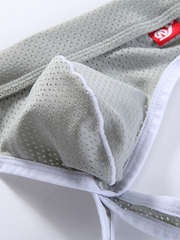 4 Pack Men's Low Waist Sexy Breathable Butt Lifting Stylish Comfortable Jockstrap | dmunderwear detail image 10