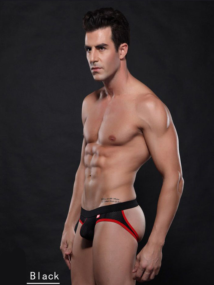 4 Pack Men's Low Waist Sexy Breathable Butt Lifting Stylish Comfortable Jockstrap | dmunderwear detail image 19