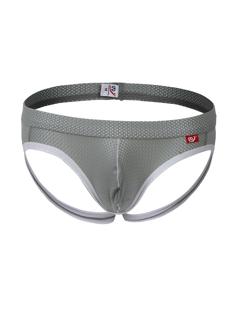 4 Pack Men's Low Waist Sexy Breathable Butt Lifting Stylish Comfortable Jockstrap | dmunderwear detail image 20