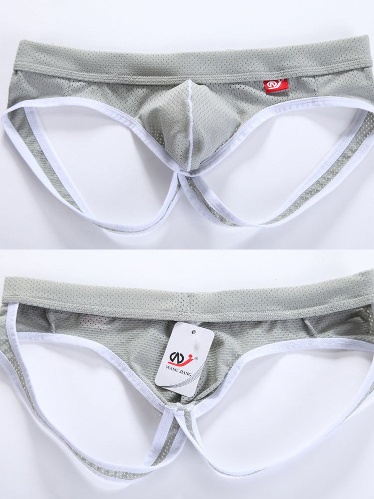 4 Pack Men's Low Waist Sexy Breathable Butt Lifting Stylish Comfortable Jockstrap | dmunderwear detail image 8