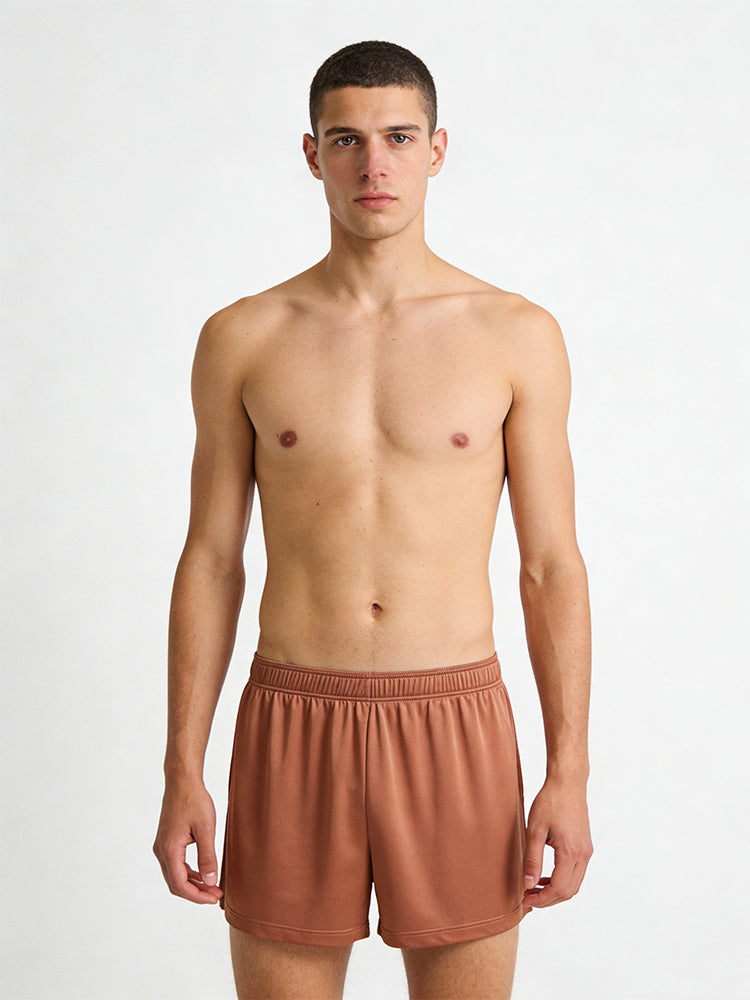 4 Pack Men's Luxury Soft Loose Fit Skin-Friendly Home Shorts | dmunderwear