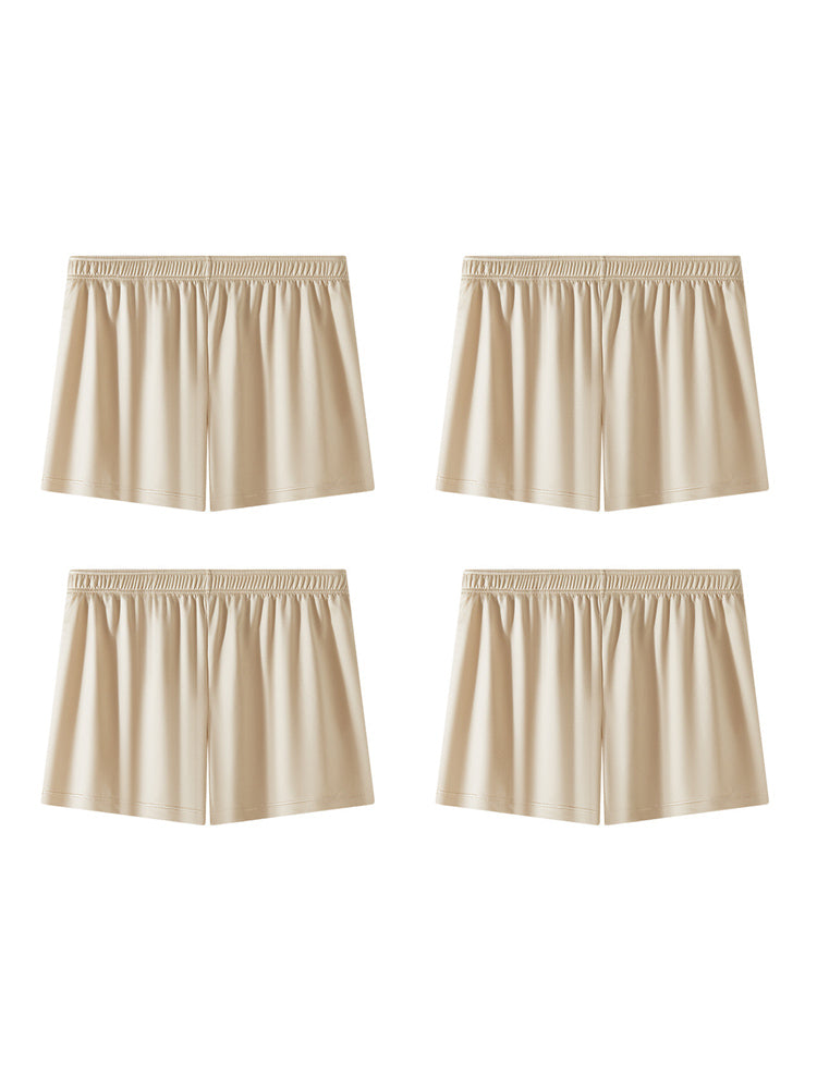 4 Pack Men's Luxury Soft Loose Fit Skin-Friendly Home Shorts | dmunderwear detail image 12