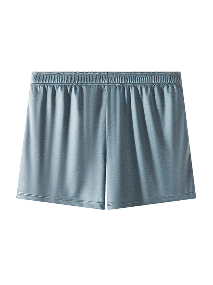 4 Pack Men's Luxury Soft Loose Fit Skin-Friendly Home Shorts | dmunderwear detail image 14