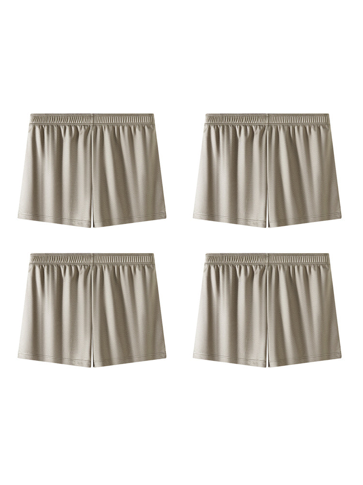 4 Pack Men's Luxury Soft Loose Fit Skin-Friendly Home Shorts | dmunderwear detail image 19