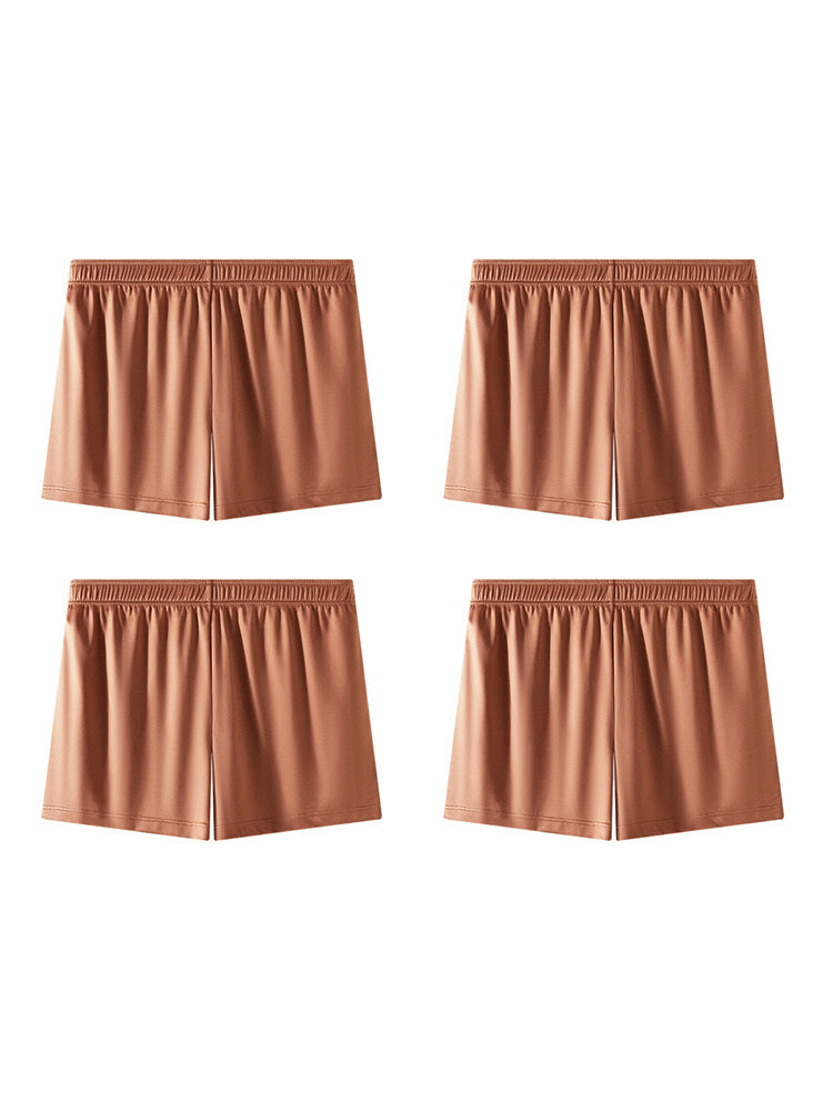 4 Pack Men's Luxury Soft Loose Fit Skin-Friendly Home Shorts | dmunderwear detail image 7