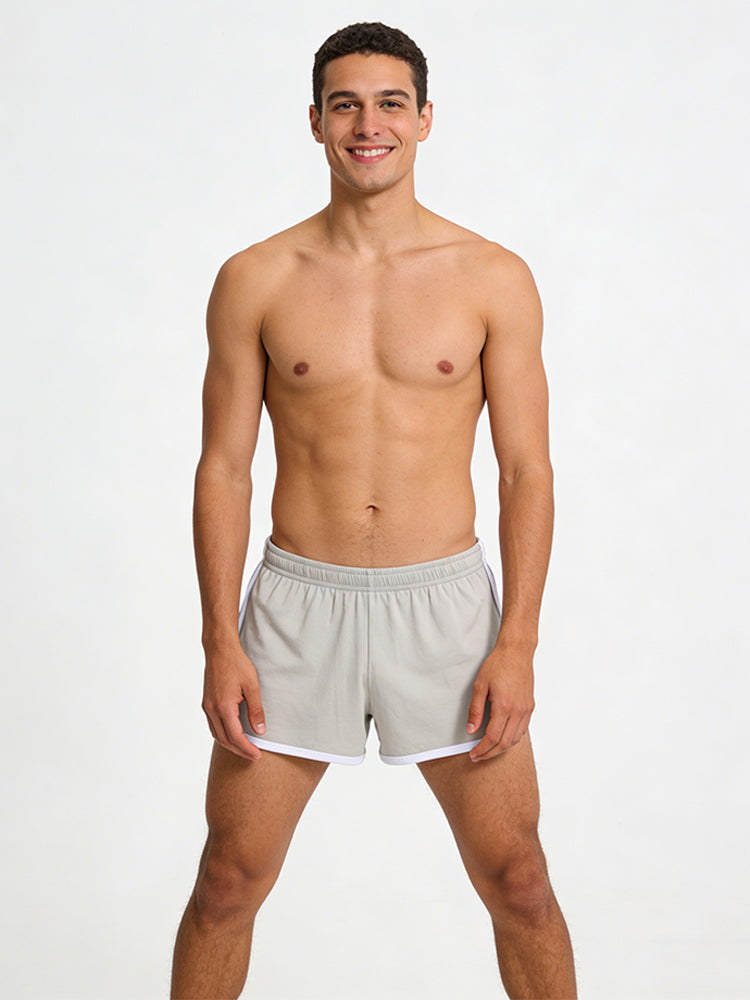 4 Pack Men's Mid-Rise Breathable Cotton Skin-Friendly Boxers Shorts | dmunderwear