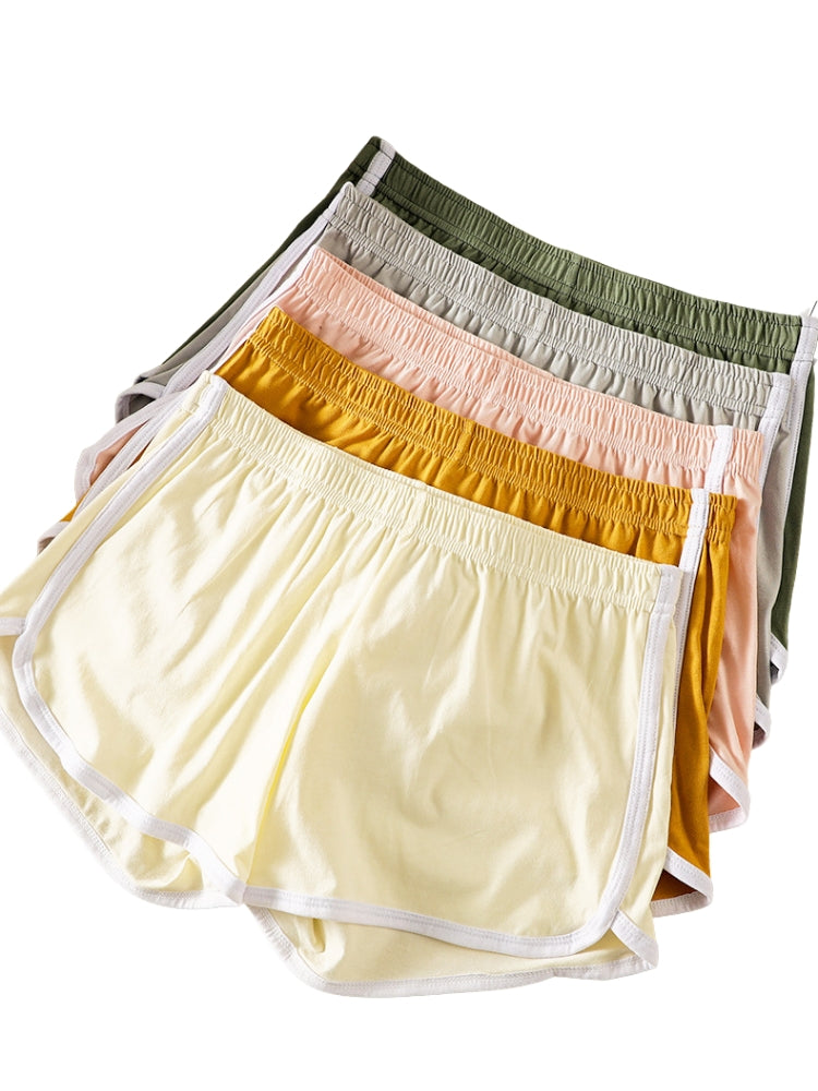 4 Pack Men's Mid-Rise Breathable Cotton Skin-Friendly Boxers Shorts | dmunderwear detail image 10