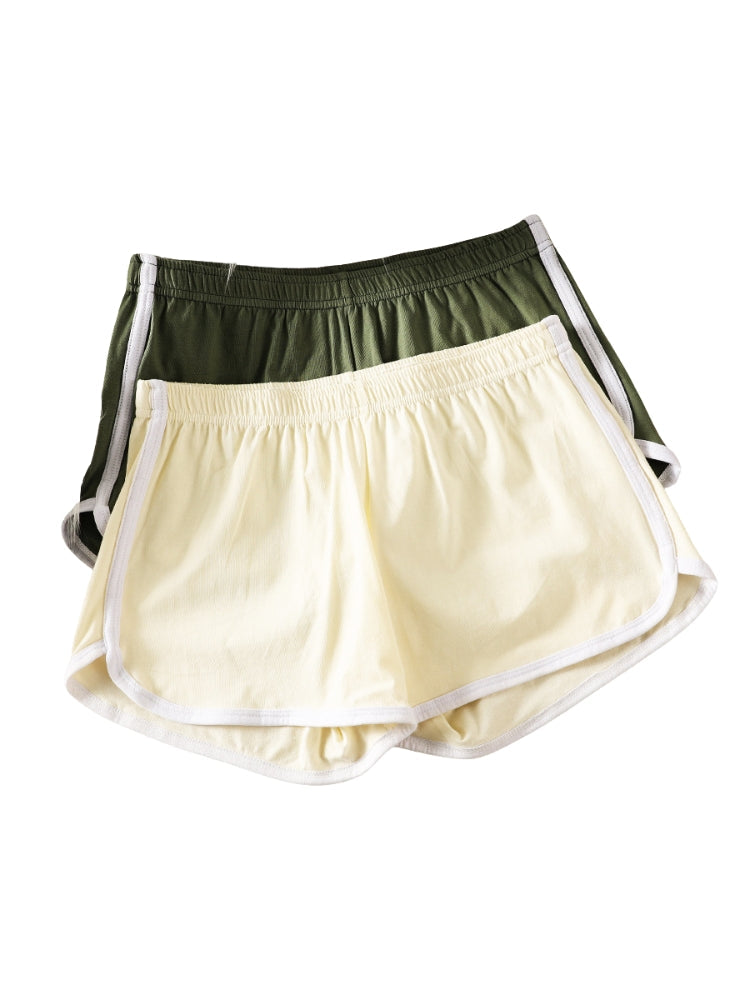 4 Pack Men's Mid-Rise Breathable Cotton Skin-Friendly Boxers Shorts | dmunderwear detail image 14