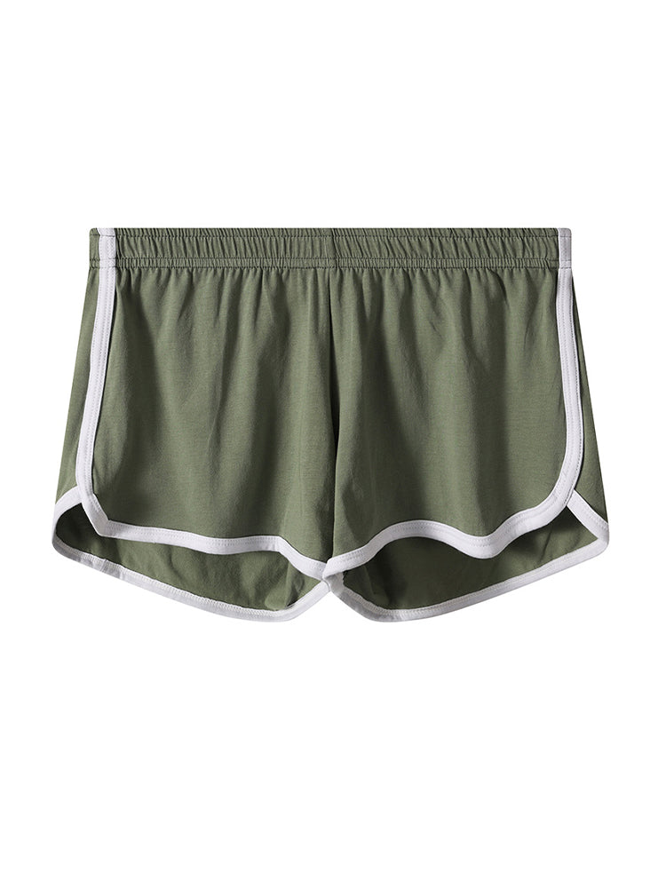 4 Pack Men's Mid-Rise Breathable Cotton Skin-Friendly Boxers Shorts | dmunderwear detail image 20