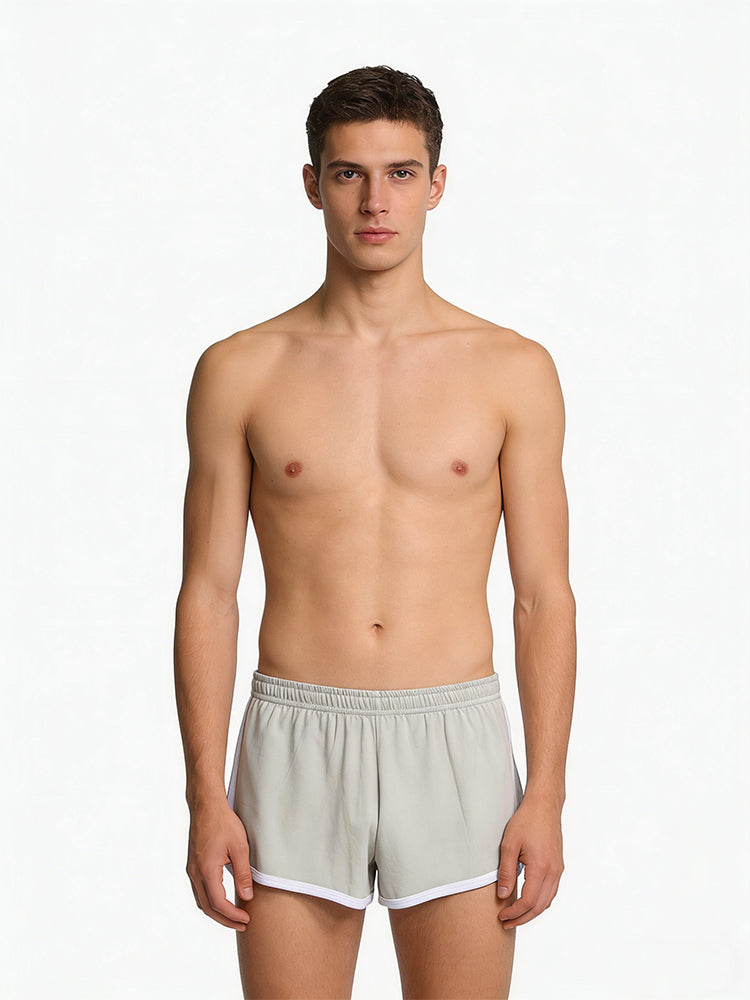 4 Pack Men's Mid-Rise Breathable Cotton Skin-Friendly Boxers Shorts | dmunderwear detail image 4