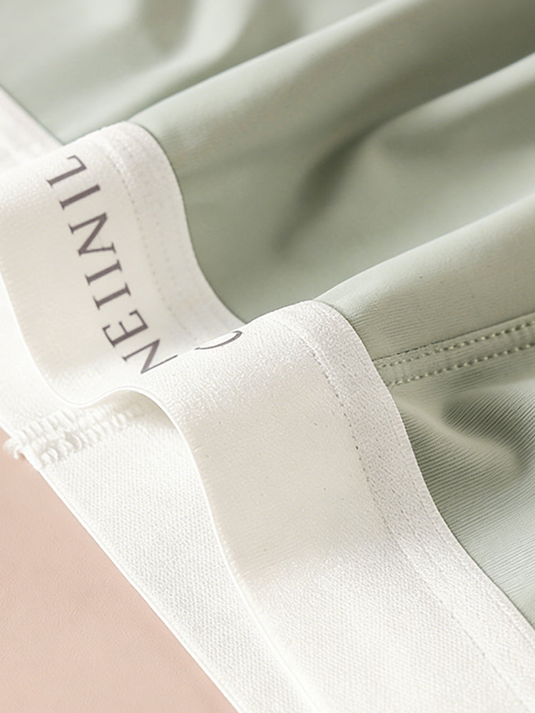 4 Pack Men's Mid-Rise Solid Color Stretch Fit Breathable Trunks | dmunderwear detail image 9