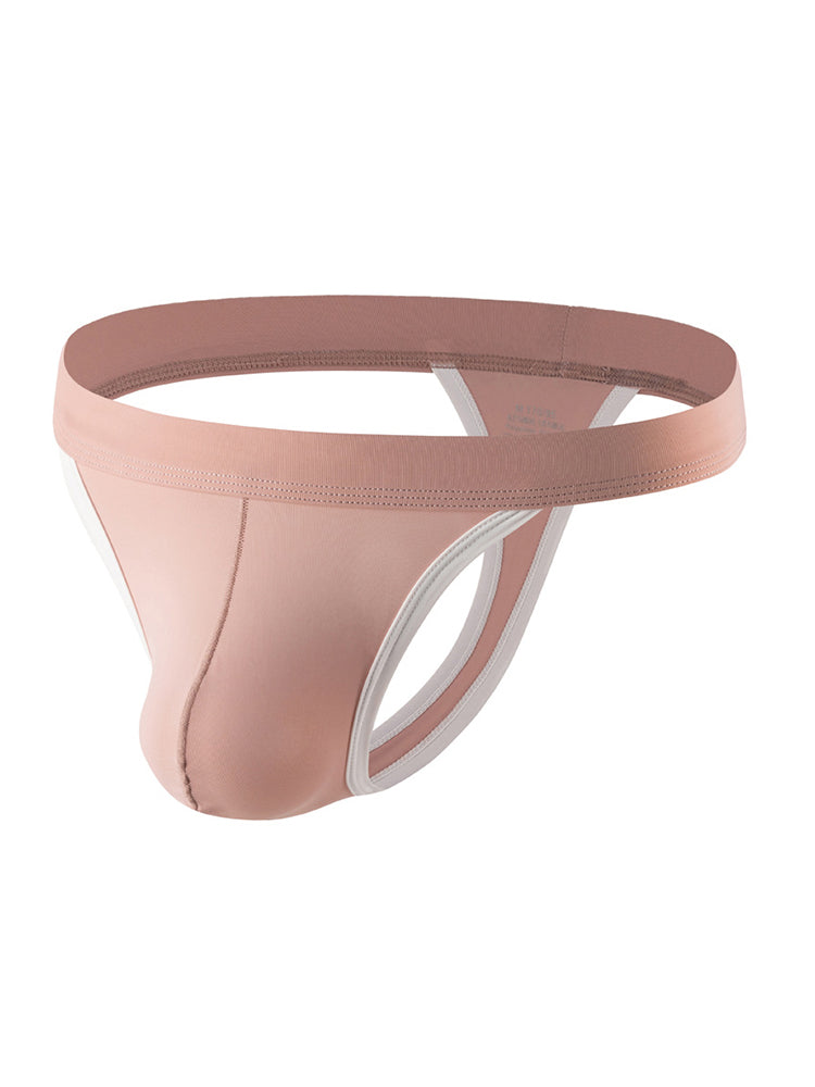 4 Pack Men's Mid-Rise Summer Ice Silk Mesh Thongs | dmunderwear detail image 12