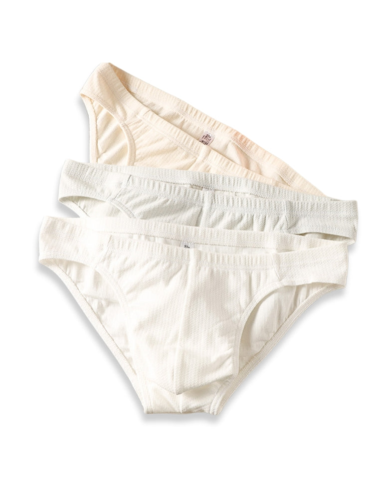 4 Pack Men's Organic Cotton Stretch Fit Workout Ready Briefs | dmunderwear detail image 6