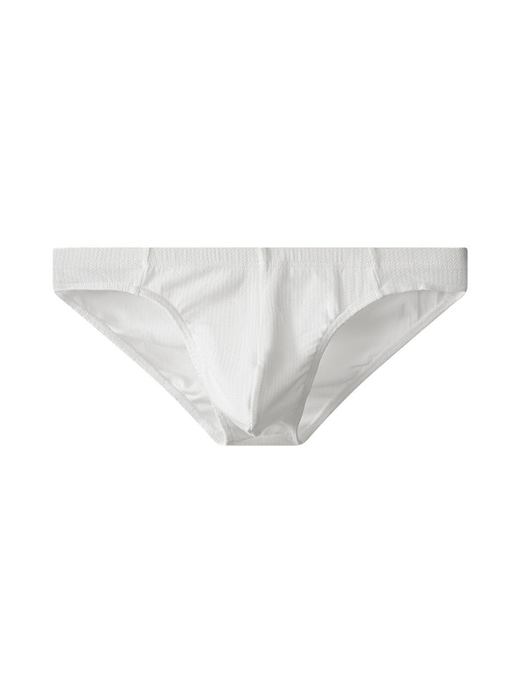 4 Pack Men's Organic Cotton Stretch Fit Workout Ready Briefs | dmunderwear detail image 8