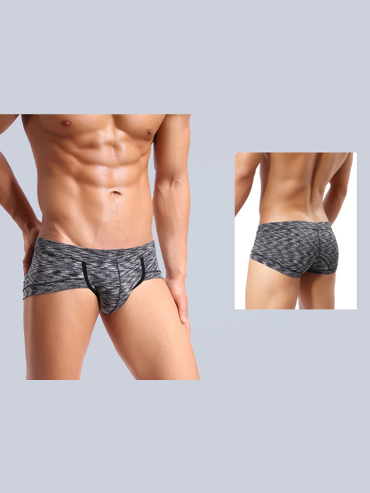4 Pack Men's Premium Cotton Antibacterial Supportive Large Pouch Zero-Irritation Trunks | dmunderwear detail image 10