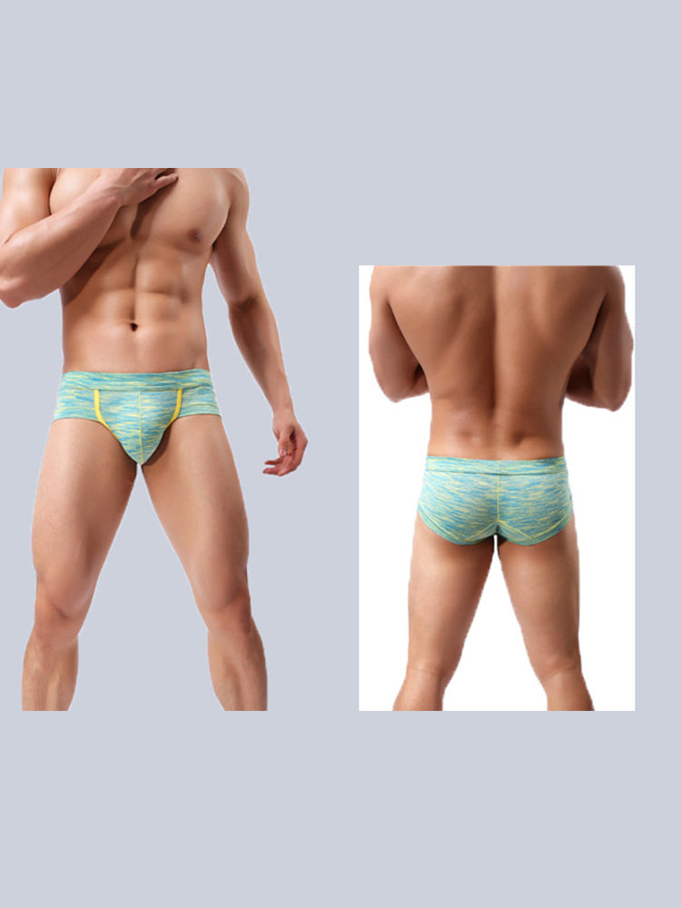 4 Pack Men's Premium Cotton Antibacterial Supportive Large Pouch Zero-Irritation Trunks | dmunderwear detail image 13