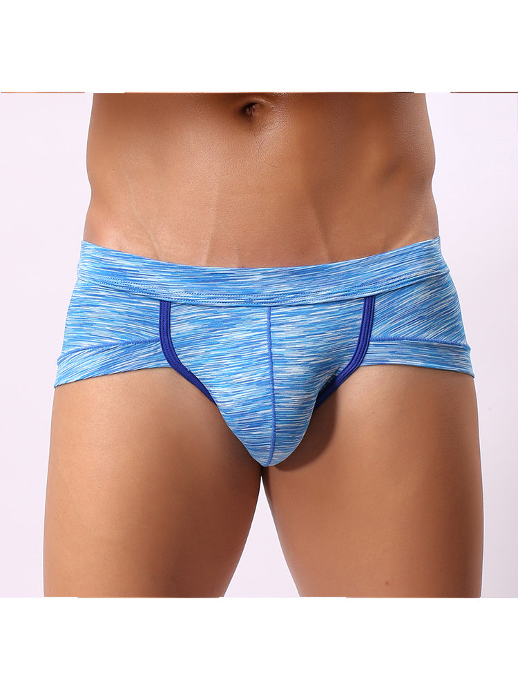 4 Pack Men's Premium Cotton Antibacterial Supportive Large Pouch Zero-Irritation Trunks | dmunderwear detail image 5