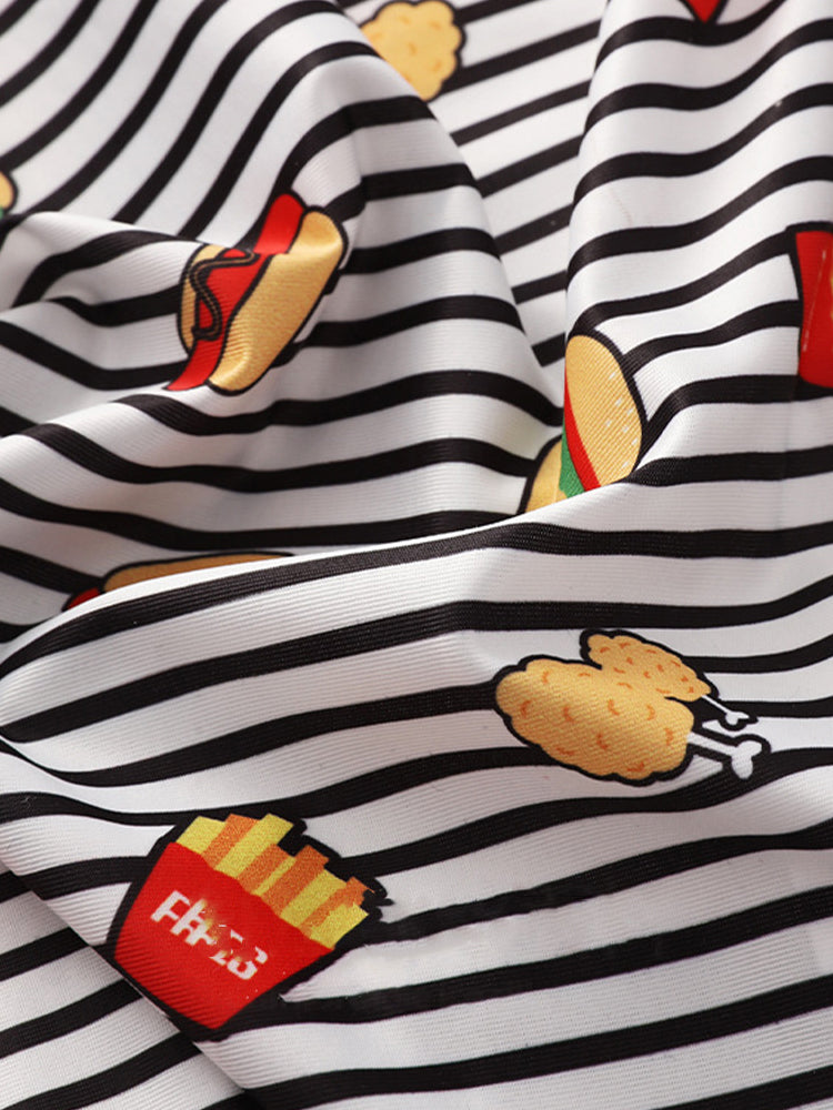4 Pack Men's Printed Quick-Dry Fabric Stretch Fit Lightweight Trunks | dmunderwear detail image 6