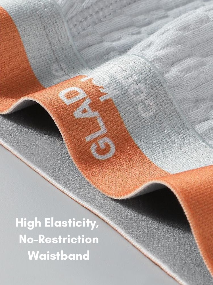 4 Pack Men's Pure Cotton Antibacterial Ultra-Soft Skin-Friendly Stretch Trunks | dmunderwear detail image 10
