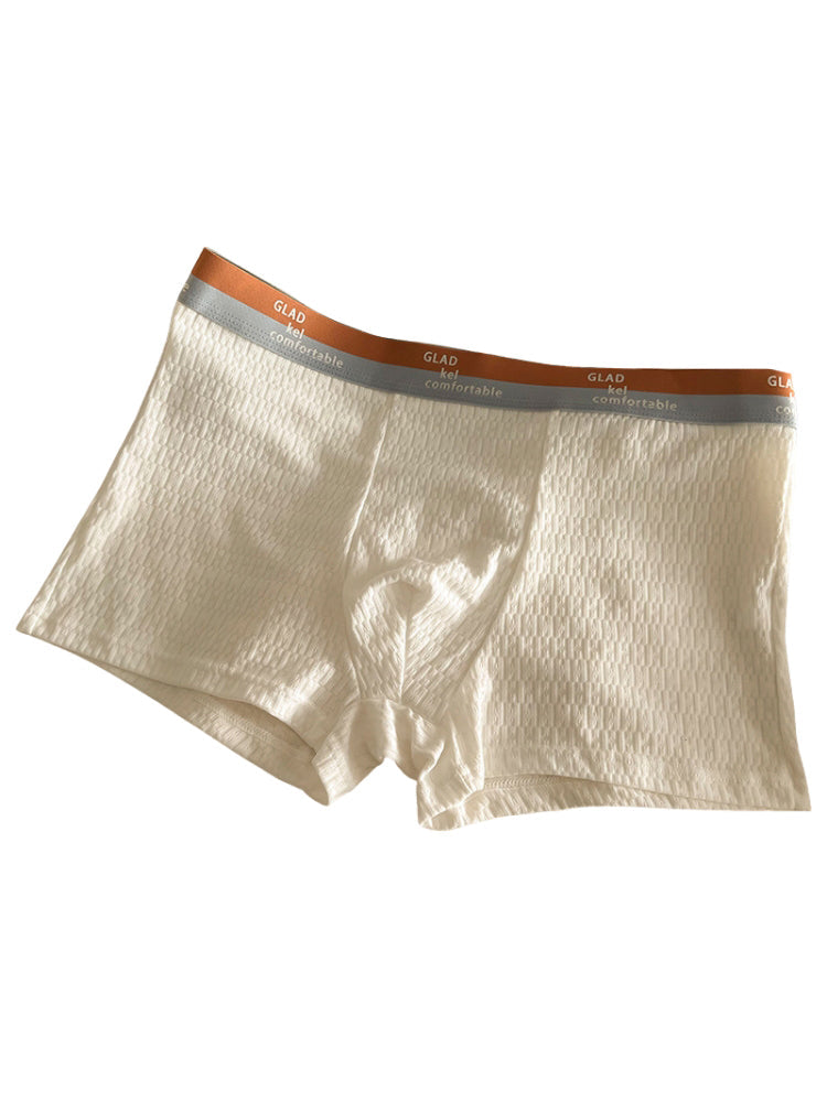 4 Pack Men's Pure Cotton Antibacterial Ultra-Soft Skin-Friendly Stretch Trunks | dmunderwear detail image 15