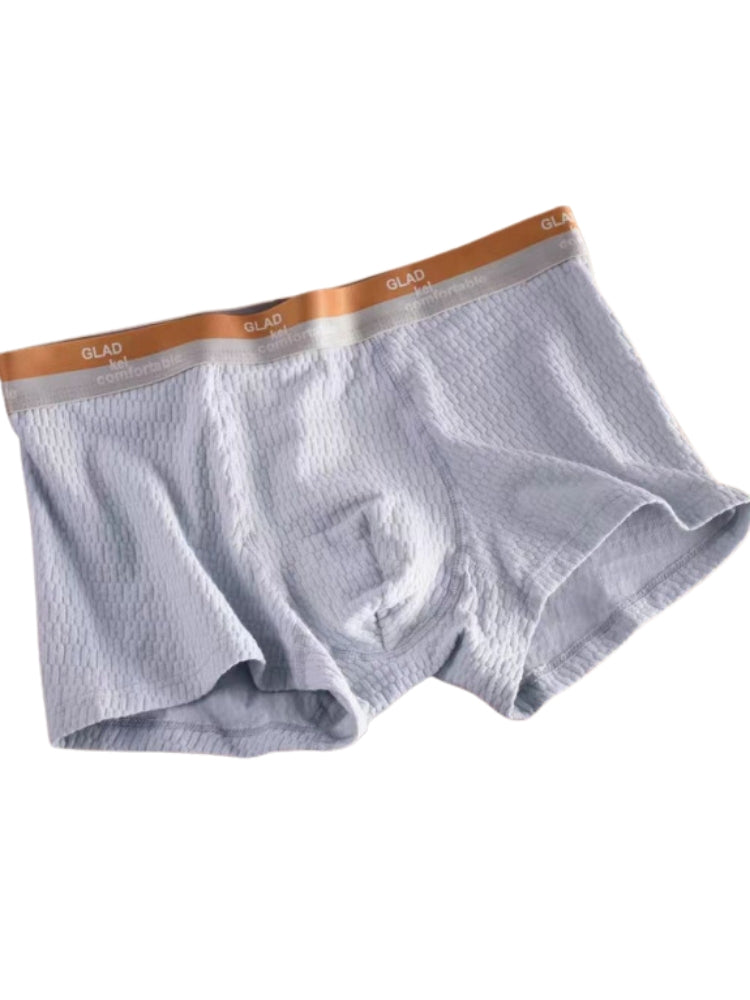 4 Pack Men's Pure Cotton Antibacterial Ultra-Soft Skin-Friendly Stretch Trunks | dmunderwear detail image 18