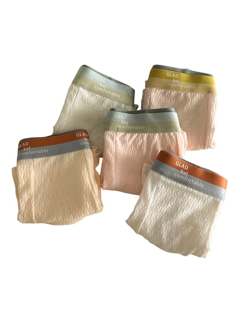 4 Pack Men's Pure Cotton Antibacterial Ultra-Soft Skin-Friendly Stretch Trunks | dmunderwear detail image 19