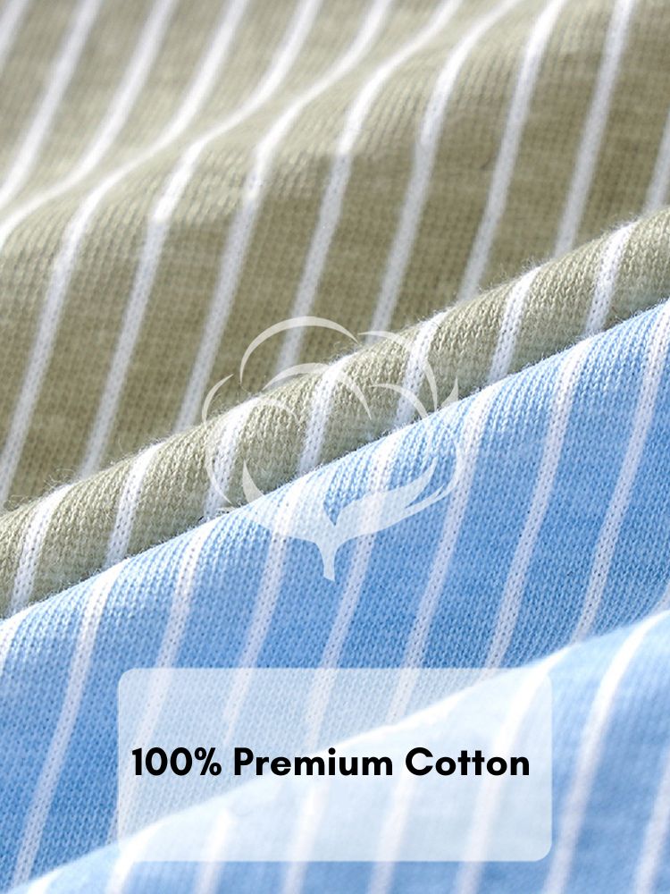 4 Pack Men's Pure Cotton Loose-Fit Antibacterial Home Sleep Boxer Shorts | dmunderwear detail image 7