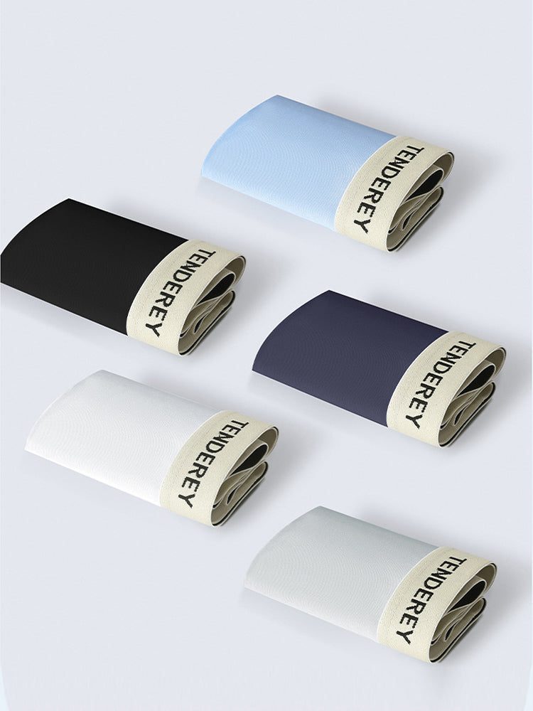 4 Pack Men's Quick-Drying & Comfortable Antibacterial Ice Silk Trunks | dmunderwear detail image 10