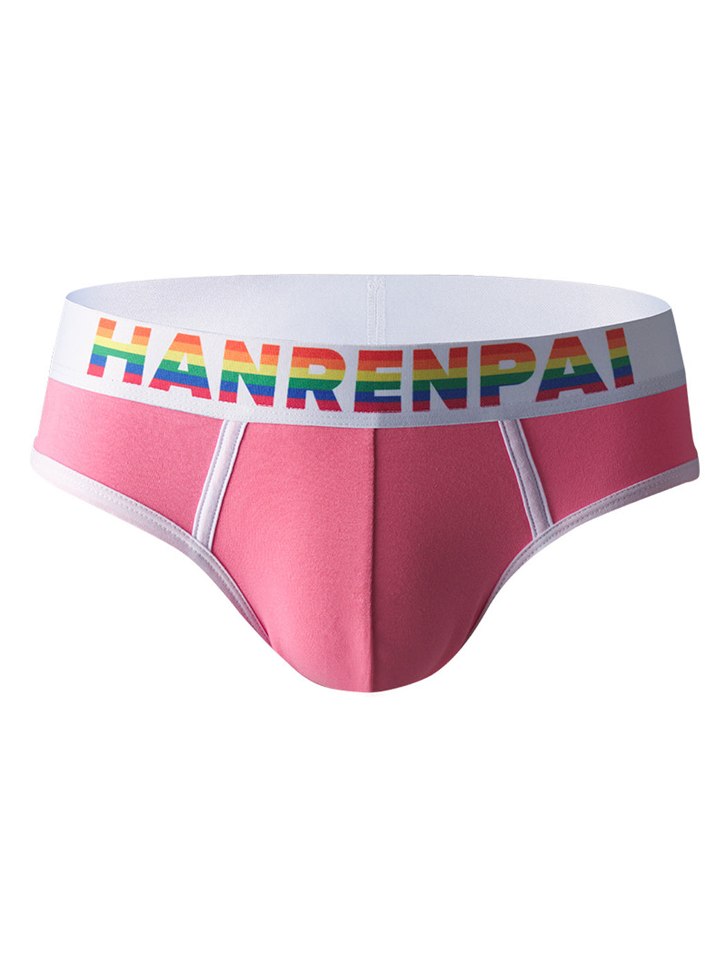 4 Pack Men's Rainbow Letter Belt Briefs | dmunderwear detail image 12