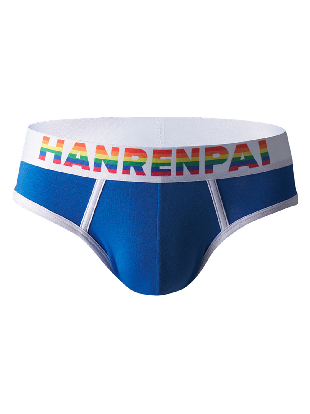 4 Pack Men's Rainbow Letter Belt Briefs | dmunderwear detail image 14