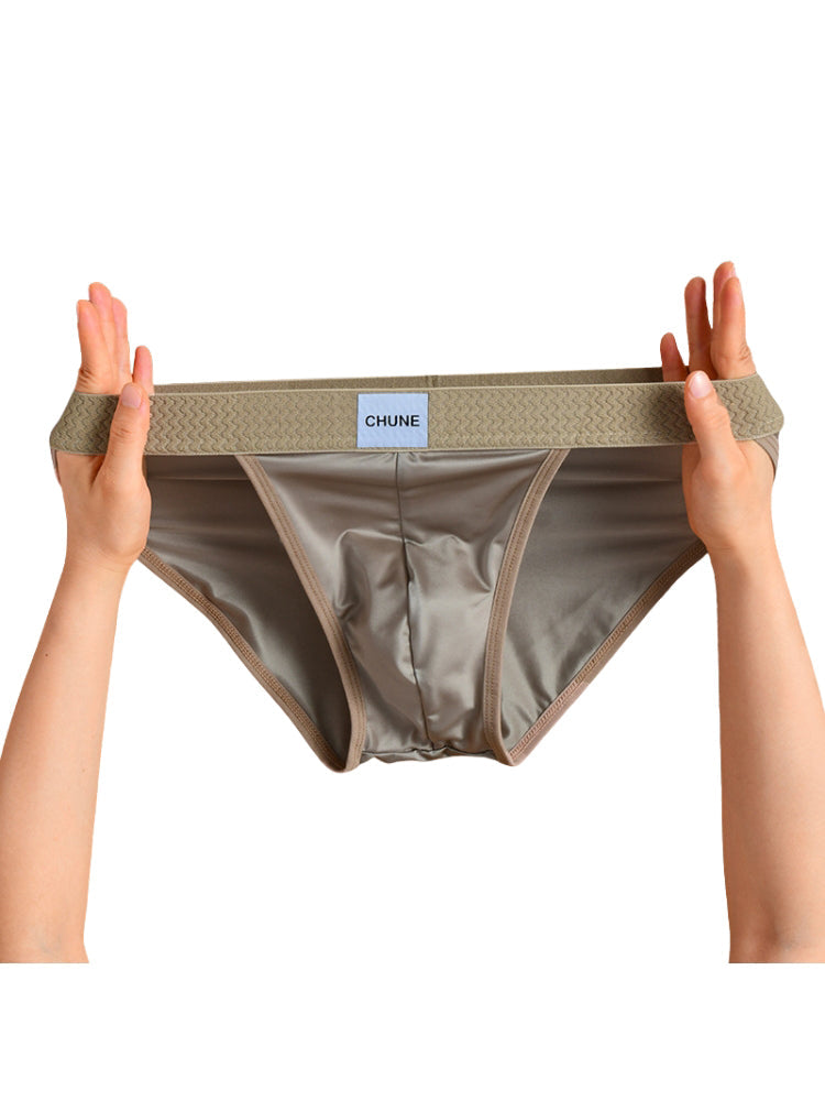 4 Pack Men's Seamless Anti-Odor Stay-Put Fit Cooling Airflow Bikinis | dmunderwear detail image 10