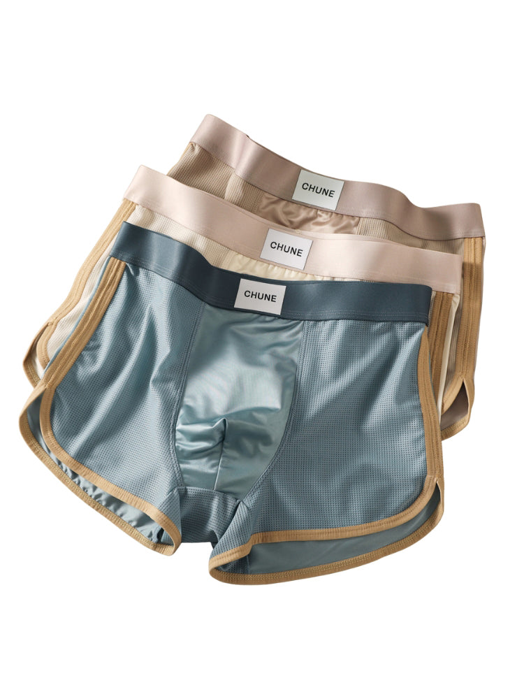 4 Pack Men's Seamless Comfort Second-Skin Feel Antibacterial Pouch Trunks | dmunderwear detail image 6
