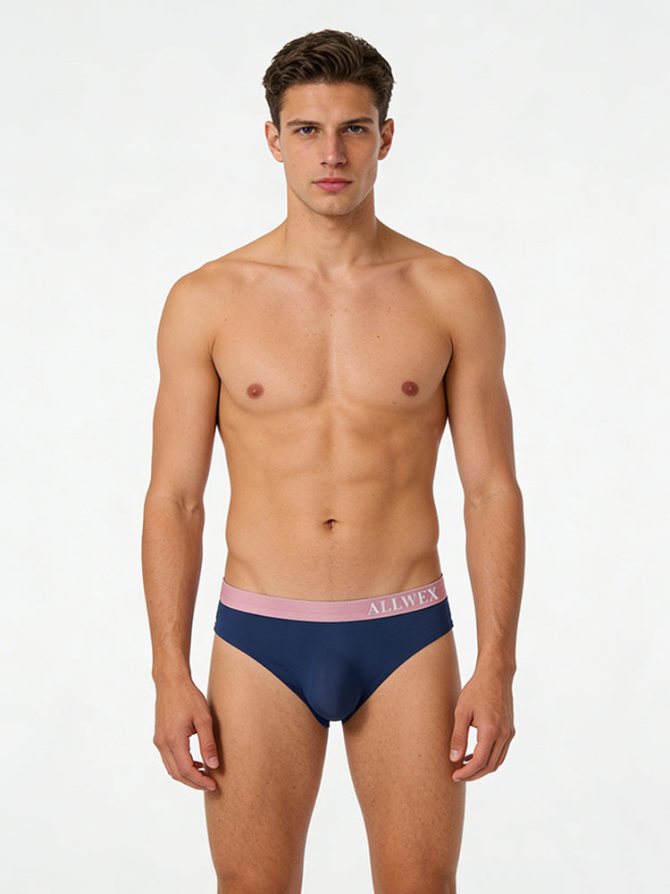 4 Pack Men's Seamless Ice Silk Cooling Touch Low-Rise Thongs | dmunderwear