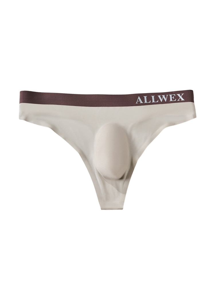 4 Pack Men's Seamless Ice Silk Cooling Touch Low-Rise Thongs | dmunderwear detail image 16