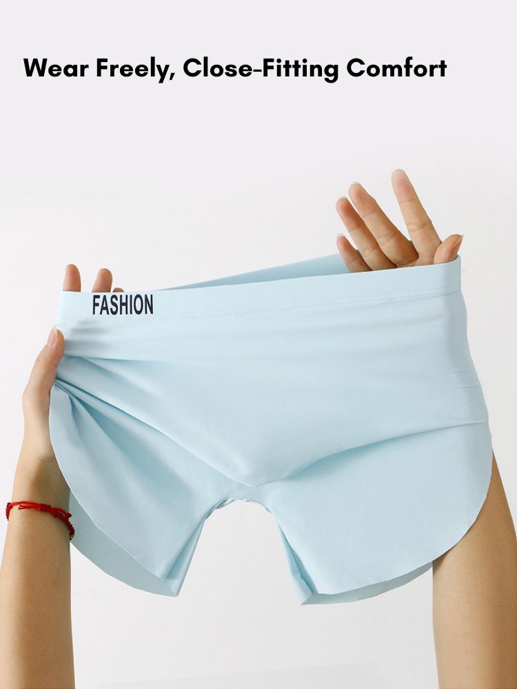 4 Pack Men's Seamless U-Shaped Pouch Lightweight & Breathable Boxer Briefs | dmunderwear detail image 4