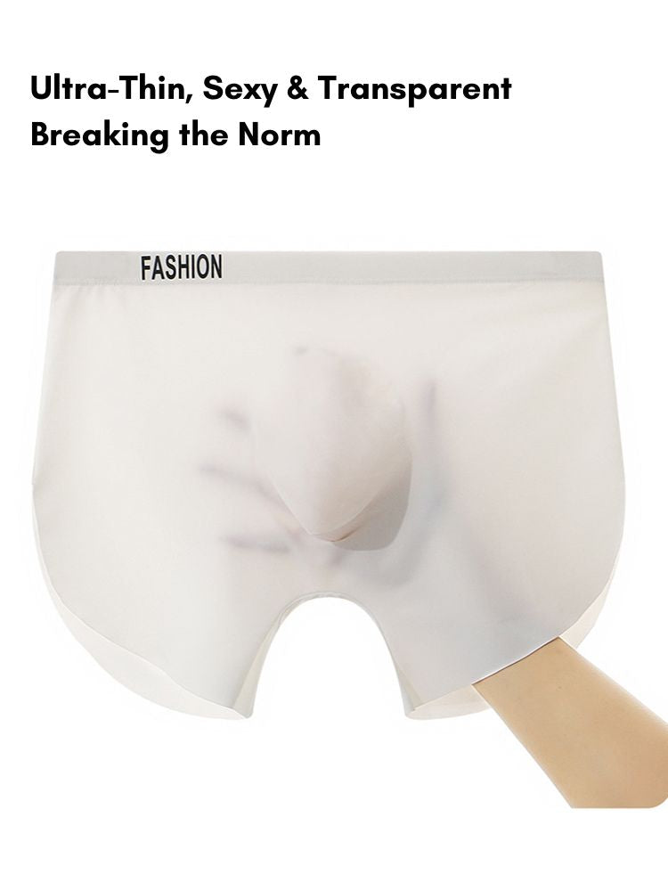 4 Pack Men's Seamless U-Shaped Pouch Lightweight & Breathable Boxer Briefs | dmunderwear detail image 5