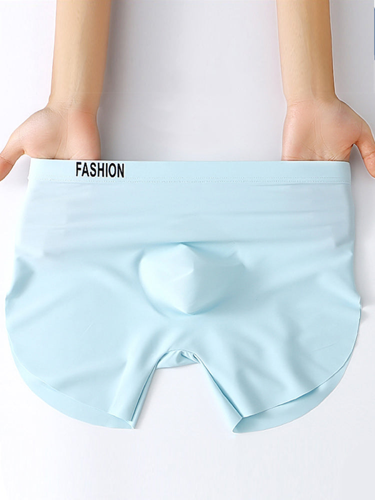 4 Pack Men's Seamless U-Shaped Pouch Lightweight & Breathable Boxer Briefs | dmunderwear detail image 9