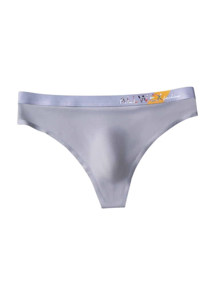 4 Pack Men's Second-Skin Feel 3D Pouch Cooling Touch Thongs | dmunderwear detail image 15