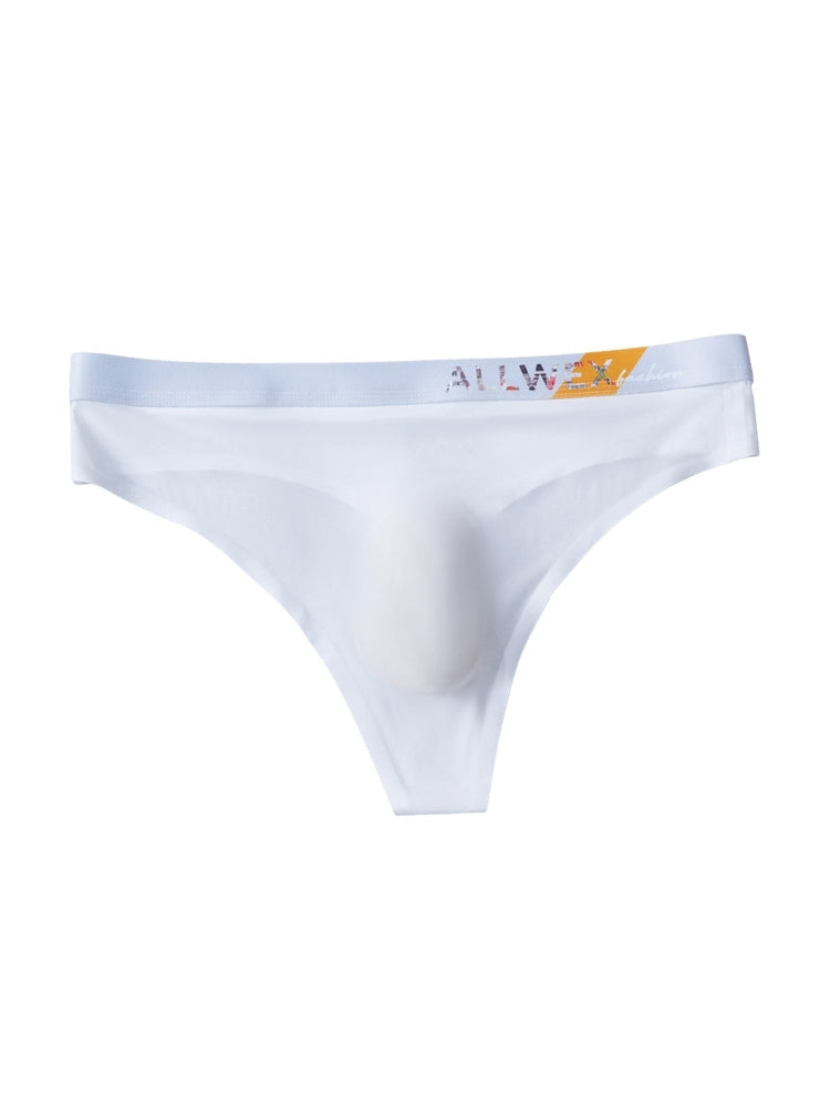 4 Pack Men's Second-Skin Feel 3D Pouch Cooling Touch Thongs | dmunderwear detail image 17