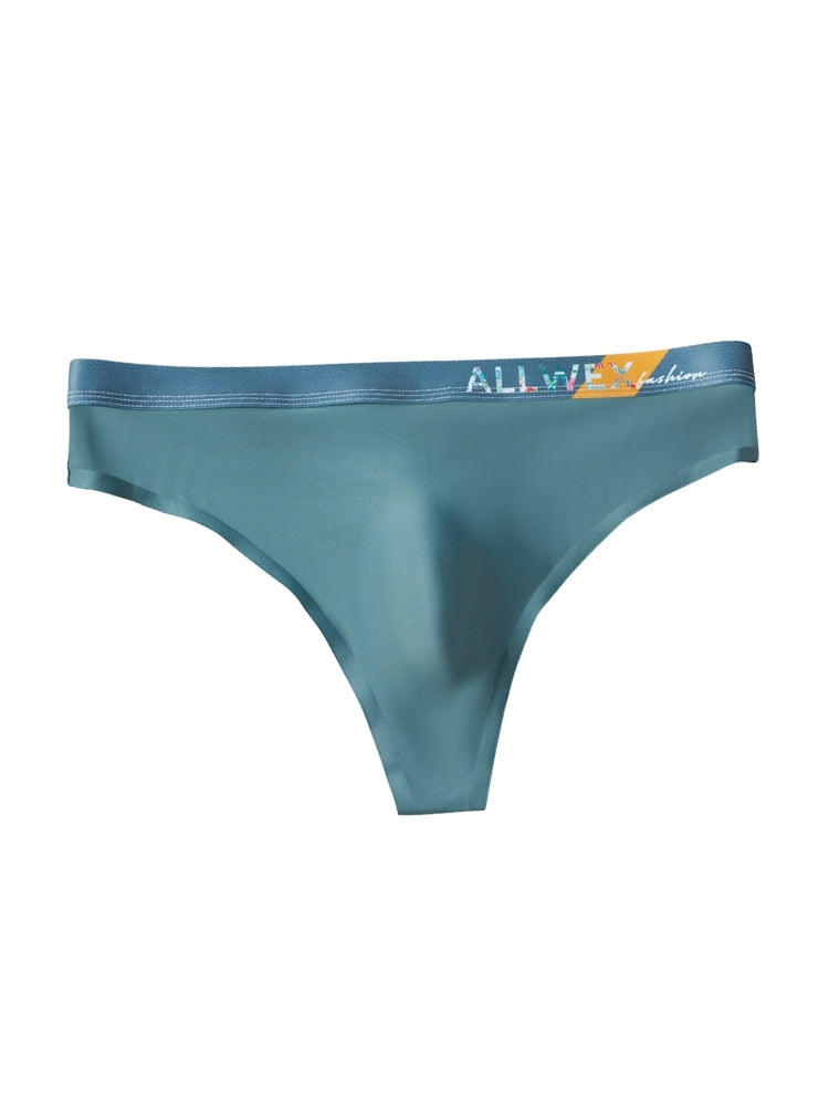 4 Pack Men's Second-Skin Feel 3D Pouch Cooling Touch Thongs | dmunderwear detail image 18