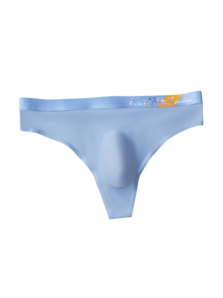 4 Pack Men's Second-Skin Feel 3D Pouch Cooling Touch Thongs | dmunderwear detail image 19