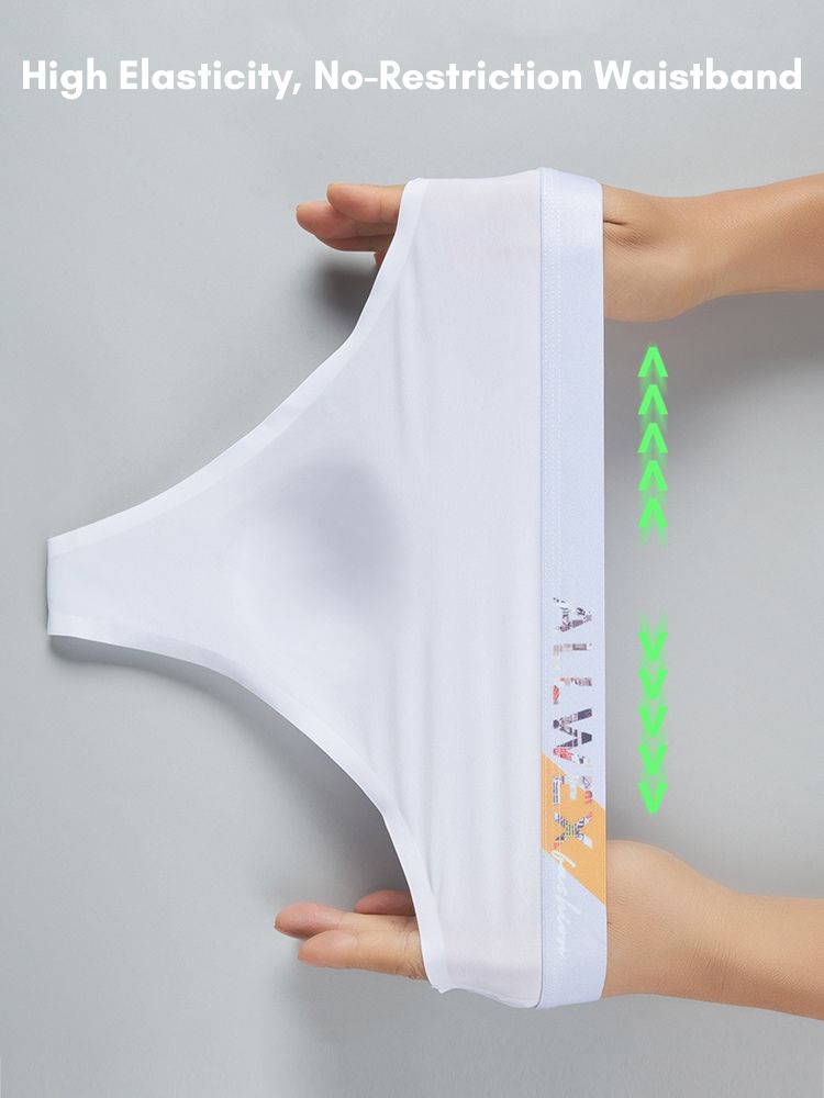 4 Pack Men's Second-Skin Feel 3D Pouch Cooling Touch Thongs | dmunderwear detail image 6