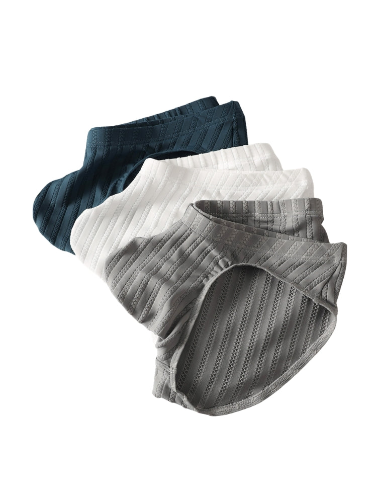 4 Pack Men's Second-Skin Feel Comfortable Contour Fit Sexy Briefs | dmunderwear detail image 10