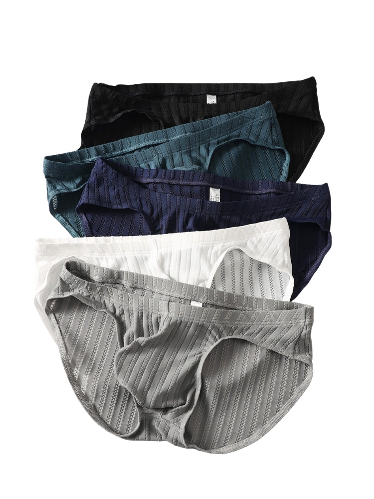 4 Pack Men's Second-Skin Feel Comfortable Contour Fit Sexy Briefs | dmunderwear detail image 13
