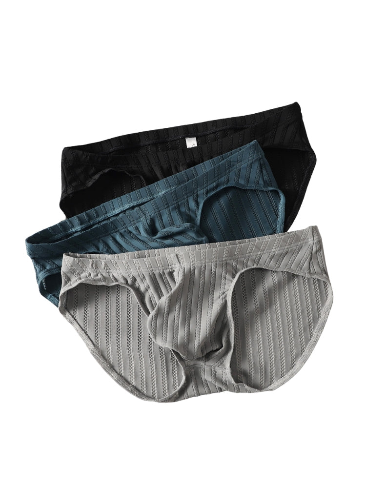 4 Pack Men's Second-Skin Feel Comfortable Contour Fit Sexy Briefs | dmunderwear detail image 14