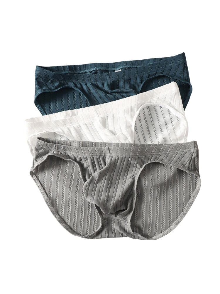 4 Pack Men's Second-Skin Feel Comfortable Contour Fit Sexy Briefs | dmunderwear detail image 8