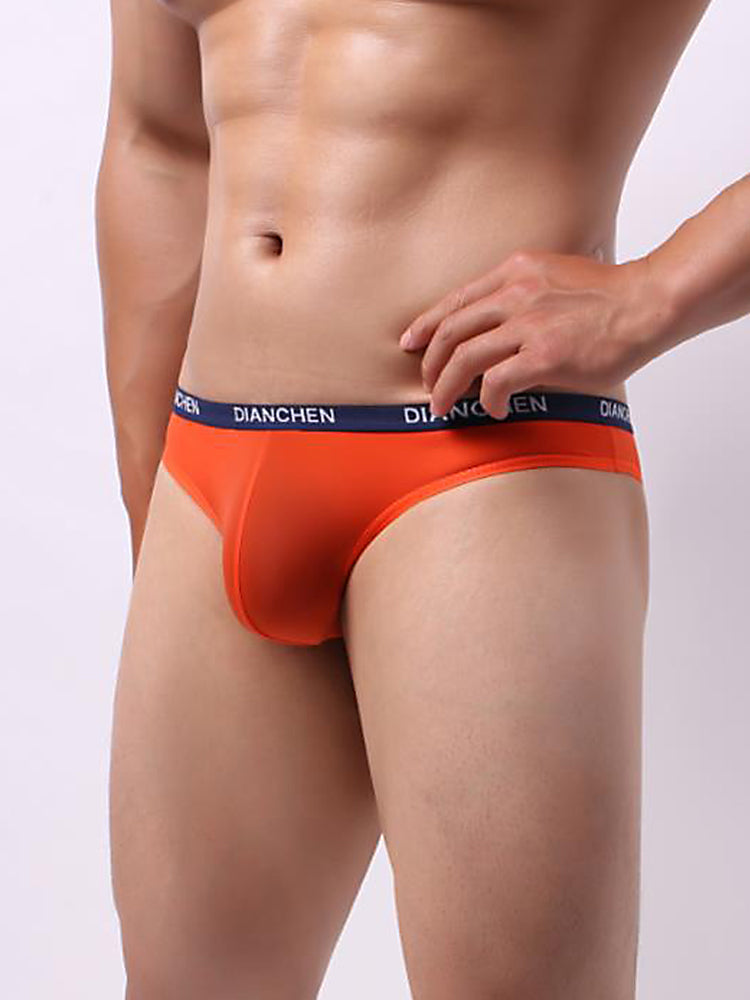 4 Pack Men's Sexy Comfortable Ice Silk Breathable Thong | dmunderwear detail image 14
