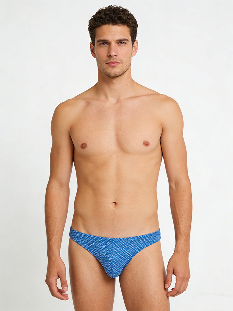 4 Pack Men's Sexy Low-Rise Durable Stretch Skin-Friendly Thongs | dmunderwear