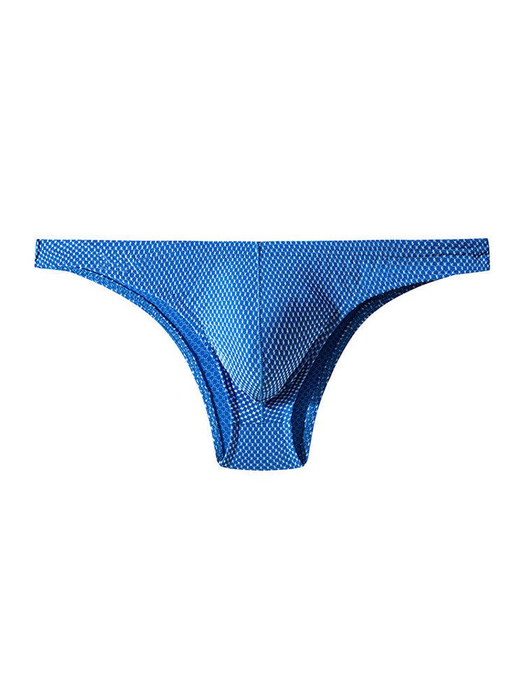 4 Pack Men's Sexy Low-Rise Durable Stretch Skin-Friendly Thongs | dmunderwear detail image 14